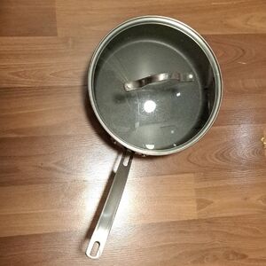 Kirkland Signature Gray Nonstick Sauté Pan with Glass Lid